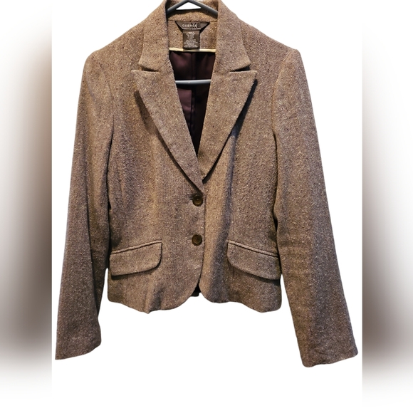 George Jackets & Blazers - George Designs By Mark Eisen Tweed Ladies Light Lavender Blazer SZ 10
